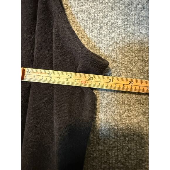 Old Navy Romper Womens 2X XXL Black Sleeveless Vneck Terry Cloth Plus Size - Picture 7 of 7